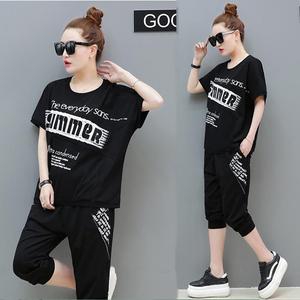 韓版寬松時尚運動套裝女休閑七分褲兩件套,商品下架區(qū),時尚網(wǎng)絡(luò)服飾